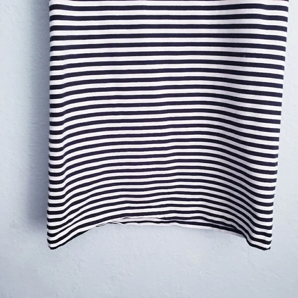 Kate Spade Broome Street Black and White Striped Dress